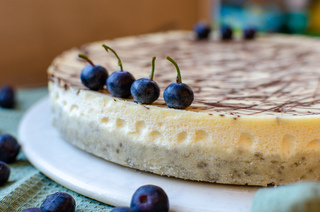 Traditional New York cheesecake